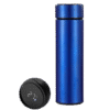 Bouteille isotherme intelligente bleu en acier inoxydable avec LED