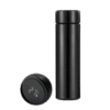 Bouteille isotherme intelligente noir en acier inoxydable avec LED